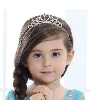 Girls Princess Crystal Tiara Crown For Birthday Party(Style1) 1 Pack Style1