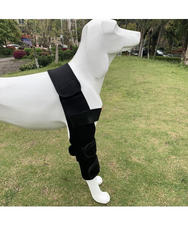 SUDNJIALQ Dog Shoulder Protector Durable And Safe Convenient Polyester Dog Elbow Protector Brace Protector Black L L Black - Buy Online on GoSupps.com