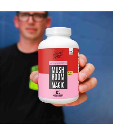 LIVELY VITAMIN CO. Mushroom Magic - Chaga - Cordyceps - Lions Mane - Turkey Tail - Reishi - Shiitake - Maitake - Immune - Energy - Memory - Non-GMO - 120 Vegan Capsules - Buy Online on GoSupps.com
