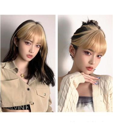 Bangs Hair Clip Girl Fashionen Bangs Wig Female Invisible Air Hairline Replacement Women's Hairwear Bangs Clip in Hair - Buy Online on GoSupps.com