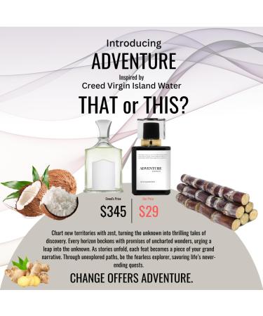 ADVENTURE | Inspired by CRD VIRGIN ISLAND WATER | Perfume for Men & Women | Extrait De Parfum | Long Lasting Dupe Clone Essential Oils Fragrance | Perfume De Hombre Mujer | (30 ml / 1 Fl Oz) 1 Fl Oz (Pack of 1) - Buy Online on GoSupps.com