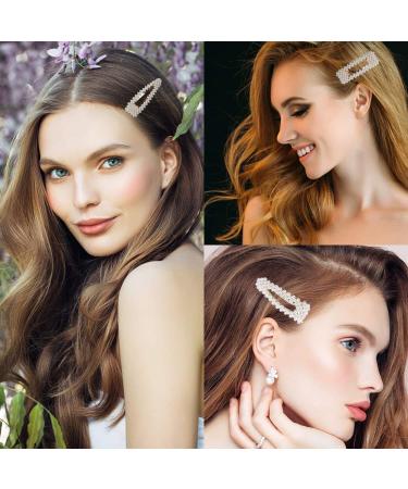 20Pcs Pearl Hair Clips for Women - Elegant Hairpins & Barrettes for Weddings & Valentine's Day Gifts - Buy Online on GoSupps.com
