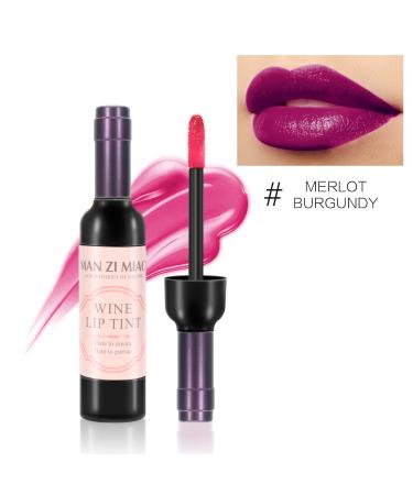 Wine Lip Tint Set - Long Lasting Moisturizing Matte Lip Stain Liquid Lipstick - 6 Colors - Waterproof - Ideal for Women, Girls, Girlfriends, Moms - Buy Online on GoSupps.com