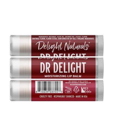 Delight Naturals Dr Delight Soda Lip Balm Set - Dr Delight Dr Delight Coconut Dr Delight Cream Soda - Buy Online on GoSupps.com