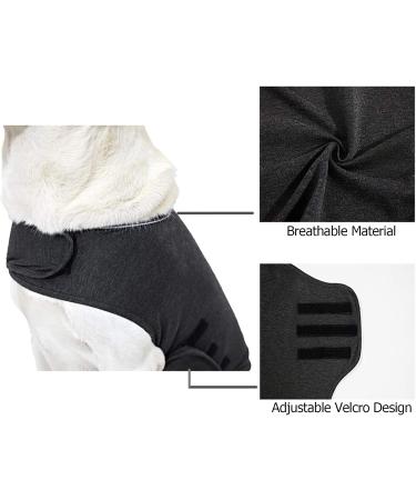 Wingfly Dog Coat Calm Vest - Stress Relief Shirt for Dogs | Anxiety Jacket for Fearful Pets (Large Gray) - Buy Online on GoSupps.com