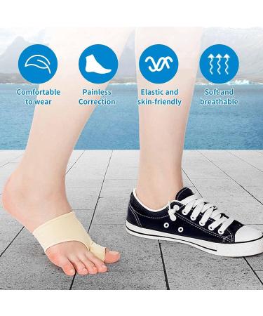 Bunion Corrector Support Brace for Women and Men - Orthopedic Sleeve Spacer Separator for Hammer Toe Pain Relief - Hallux Valgus Bunion Socks (Medium) - Buy Online on GoSupps.com