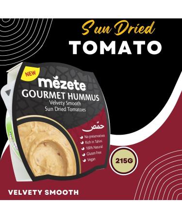 Mezete Hummus Pick N Mix - Create Custom Dips Combo with 5 Flovours - Fresh Herbs Hot Red Chili Fire Roasted Red Pepper Classic Authentic Recipe Sun Dried Tomato - Pack of 2 - Buy Online on GoSupps.com