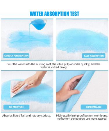 Incontinence Pads for Bed Waterproof Disposable 80x90 cm 25 Heavy Absorbency Changing Mats - Buy Online on GoSupps.com