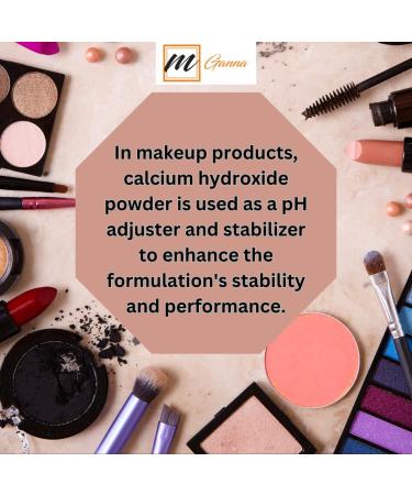 100% Natural Calcium Hydroxide Powder for Food & Cosmetics 227 GMS / 0.5 LBS 8.01 Ounce (Pack of 1) - Buy Online on GoSupps.com