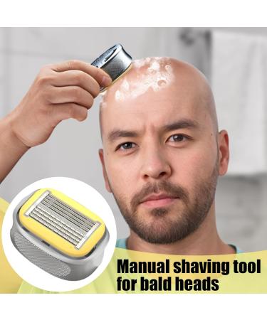 Youngwier Head Shaver for Men SelfCutting Trimmer for Head and BeardGrooming Tool SelfHaircut for Men Seniors Athletes Travel Home Daily Morning Yellow - Buy Online on GoSupps.com