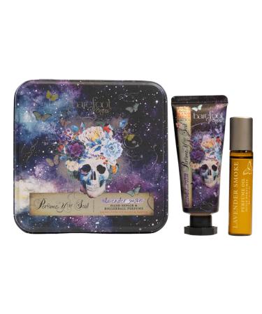 Barefoot Venus Perfect Pair Hand Cream - Hand Repair & Rollerball Perfume (Lavender Smoke) 0.47 Fl Oz (Pack of 2) 8.0 milliliters