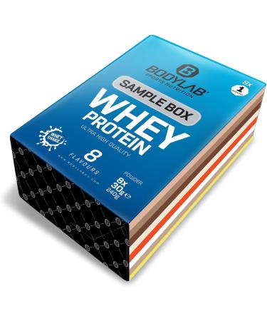 Bodylab24 Sample Box Whey Protein - 8x30G 80% Protein BCAAs 8 Flavors Perfect for Post-Workout | International Shipping - Buy Online on GoSupps.com