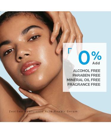 ZealSea Hyaluronic Acid Repair Serum for Dry Sensitive Skin Hydrating 1 Fl Oz | International Shipping Available - Buy Online on GoSupps.com