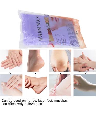 450g Paraffin Wax Hand Skin Care Deeply Moisturising Nourishing Paraffin Wax Beads for Household or Beauty Salon(Lavender) - Buy Online on GoSupps.com
