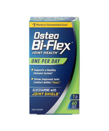 Osteo Bi-Flex One Per Day, Glucosamine Joint Health Supplement with Vitamin D, Coated Tablets, 60 Count 60 Count (Pack of 1)