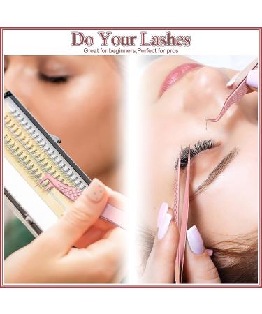 5-Piece Rose Gold Eyelash Extension Tweezers Set - Straight and Curved Tips, Stainless Steel Precision Tweezers for False Lashes, Eyelash Volume, and Extension Application - Buy Online on GoSupps.com