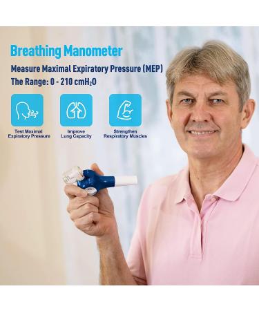 Sonmol Breathing Exercise Device with Travel Case - Respiratory Muscle Trainer for Lung Strength and Capacity - Buy Online on GoSupps.com