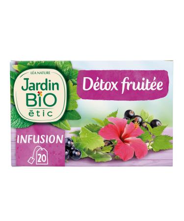 Jardin BiO tic Jardin BiO tic - Fruity Detox Infusion - Organic - Tea Infusion and Juice - Certified Organic (AB) - 30g Bag