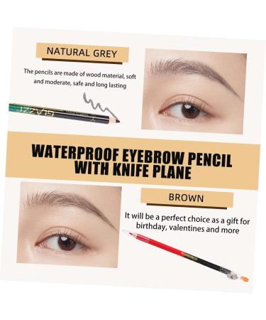 FOMIYES Lip Glitter 36 Pcs Lip Liner Eyeliner Eyebrow Pen Grey Eyebrow Pencil Matte cil Eyebrow Powder - Buy Online on GoSupps.com