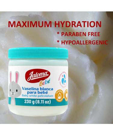 Jaloma Baby Petrolatum - Moisturizing Baby Vaseline for Soft Skin (8.11 Oz Jar Pack of 2) - Shop Internationally - Buy Online on GoSupps.com