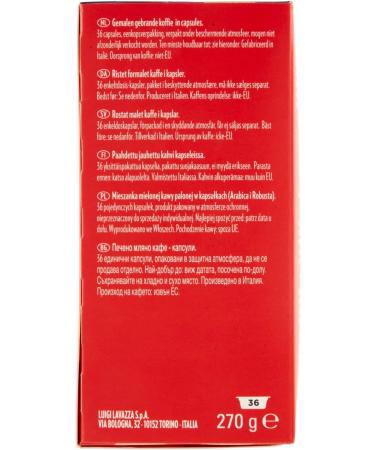 Lavazza A Modo Mio Crema e Gusto Espresso Coffee Pods - 36 Capsules - Buy Online on GoSupps.com