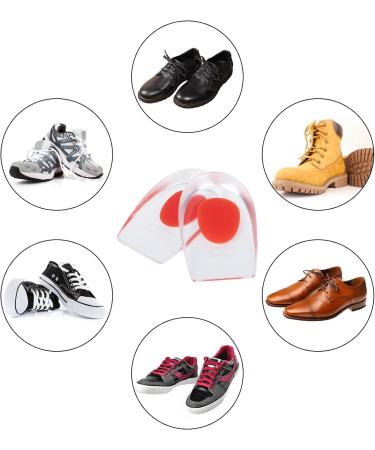 Gel Heel Cups for Plantar Fasciitis Support - 2 Pairs (UK 7.5-12/EU 40-45) - Buy Online on GoSupps.com