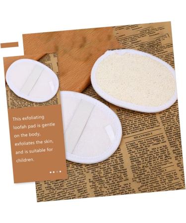 8 Pcs Natural Loofah Pads - Exfoliating Bath & Face Sponges for Oil Removal | International Shipping - Buy Online on GoSupps.com