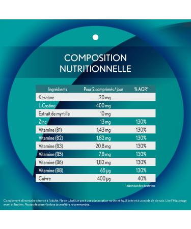 OENOBIOL HAIR EXPERT Integral Fortifier - New - Keratin - Restores strength and resistance for healthy radiant hair - Food supplement 2x60 tablets - 2-month program - Buy Online on GoSupps.com