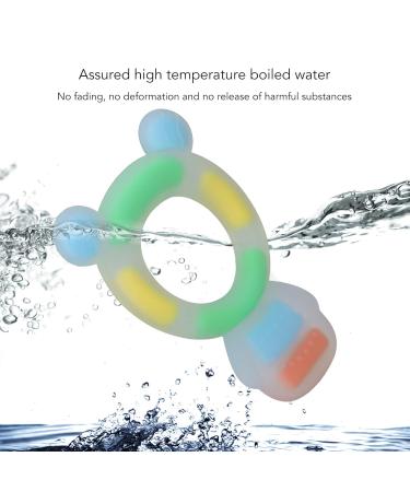 Baby Chew Toy - BPA Free Teether for Babies 0-6 Months | Easy to Hold & Prevents Biting - Blue - Buy Online on GoSupps.com