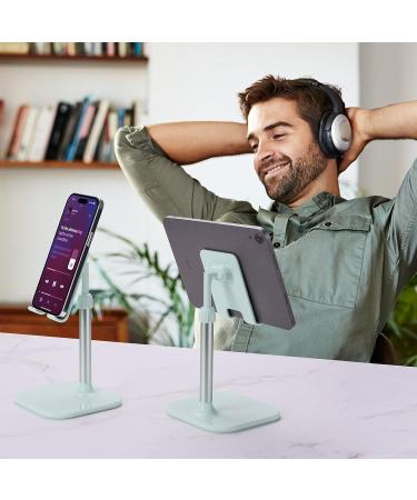 Doboli Cell Phone Stand  Phone Stand for Desk Phone Holder Stand Compatible with iPhone and All Mobile Phones Tablet Turquoise - Buy Online on GoSupps.com