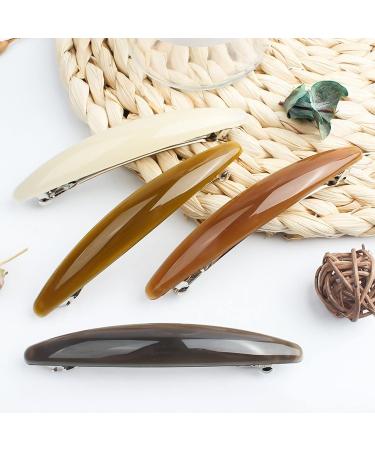 Retro Hair Barrette Clip for Women - Automatic Hair Accessory for Thick Hair - One Size Style for Girls and Women - Buy Online on GoSupps.com