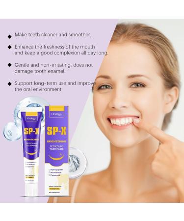 Bright & Fresh Toothpaste Cleans Tooth Surfaces Reduces Plaque Buildup Fights Plaque Keeps Breath Fresh and Leaves Teeth Sparkling Clean.(2pcs) - Buy Online on GoSupps.com