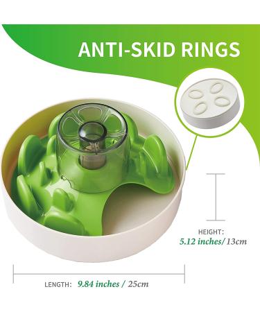 PetDreamHouse Spin Collection Interactive Slow Feeder Bowl for Dogs - Green Advanced Level - Buy Online on GoSupps.com