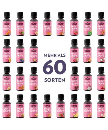 Buy GymQueen Tasty Drops - Strawberry & Raspberry Flavor (2x30ml) | Calorie-Free Gourmet Drops - Buy Online on GoSupps.com