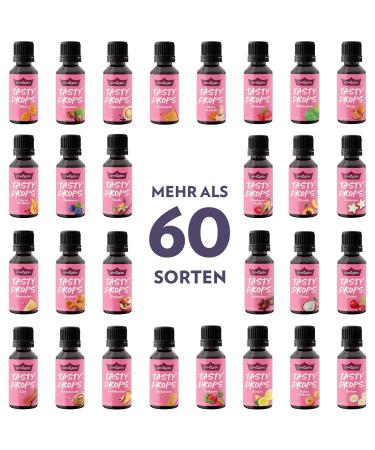 Buy GymQueen Tasty Drops Raspberry - Calorie-Free Flavor Drops 3x30ml | Delicious Healthy Sweetener for Your Drinks - Buy Online on GoSupps.com