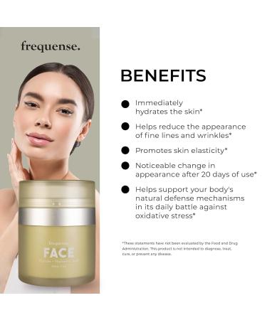 Luxurious Face Cream with Peptides & Emollients - Rehydrate Revitalize & Rejuvenate Skin - Diminish Fine Lines & Boost Elasticity - 30ml - International Shipping Available - Buy Online on GoSupps.com