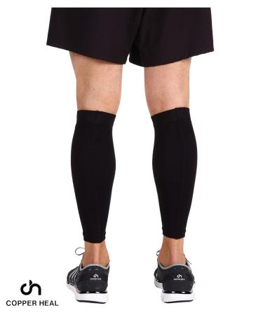 Buy Copper Heal Compression Bandages for Calf Support - Ideal for Sports Training & Recovery | Unisex Leg Socks for Men & Women - Buy Online on GoSupps.com