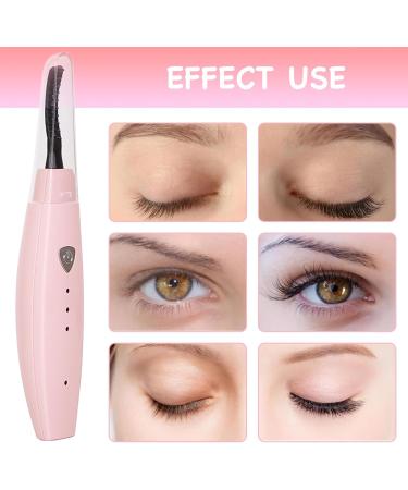 LFCFBH Heated Eyelash Curler Electric Lash Curler 3 Temp Settings 24 Hours Long Lasting (Pink) - Buy Online on GoSupps.com