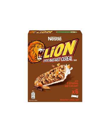 Lion Lot de 6 barres de c r ales pour petit d jeuner 25 g (150 g)