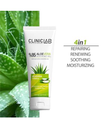 ClinicLab Aloevera%95 Soothing Gel 150 mL - Tube - Buy Online on GoSupps.com