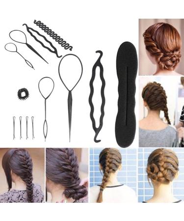 Hair Bun Maker & Styling Tools Set - DIY Accessories for Beautiful Hairstyles | Perfect for Women & Girls - Buy Online on GoSupps.com