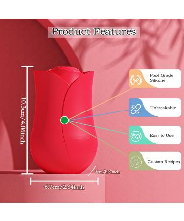 Face Ice Roller Small Ice Cube Roller - Ice Roller for Face and Eye Facial Beauty Ice Roller Skin Care Tools Ice Facial Cube Silicone Ice Mold Red - Buy Online on GoSupps.com