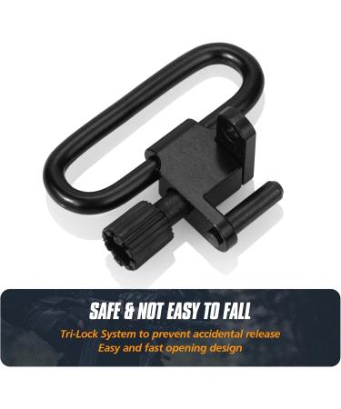 VicBre 6 Pack Quick Release Metal Sling Swivels for Rifle & Shotgun - 3.18 cm - Buy Online on GoSupps.com