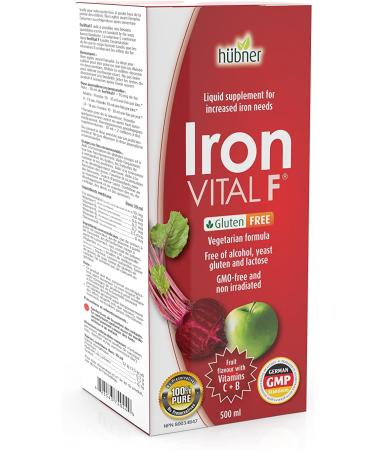 Hubner Iron Vital F 500mL - Get Your Daily Iron Boost with this Liquid Supplement - Buy Online on GoSupps.com