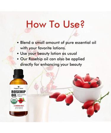 Organic Netra Rosehip Seed Oil for Skin Hydrates & Moisturize Skin 100% Organic Pure & Natural Oil Good Radiant Glow Light Weight All Skin Types 50ml - Buy Online on GoSupps.com