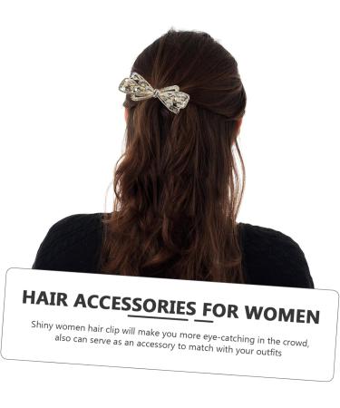 FRCOLOR Metal Hair Clips for Women Barrettes for Women Thin Hair Spring Hair Clips Hair Barrettes for Women Hair Accessories for Women Bride Hair Clips Rhinestones Alloy Hair Comb Miss - Buy Online on GoSupps.com