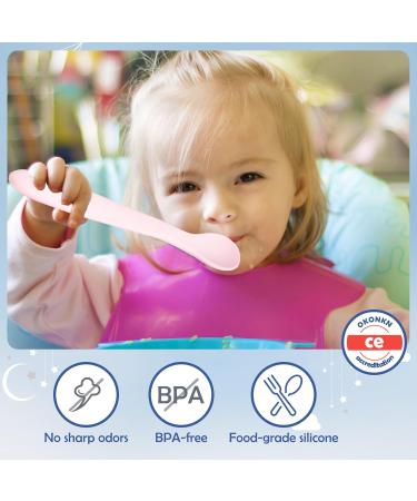 Oconk Nesserlernl ffel Baby 6-Set | Flexible BPA-Free Learning Spoon for Infants & Toddlers (4+ Months) | Safe Baby Cutlery & Accessories - Buy Online on GoSupps.com