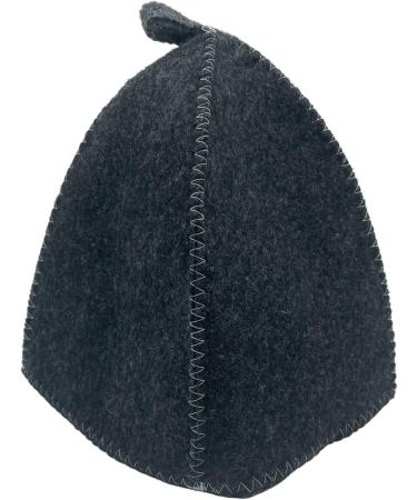 Fragrant Moments Sauna Hat Basic Grey - 100% Cotton Felt Sauna Cap | Ideal for Relaxation & Wellness - Buy Online on GoSupps.com