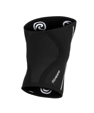 Rehband 3mm Neoprene Knee Sleeve - Lightweight Compression Brace for Sports - Unisex Running Support - Black - Size Large - 1 Pair - Buy Online on GoSupps.com