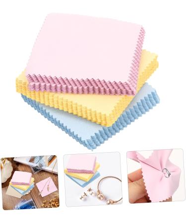 STOBOK 180 Pcs Jewelry & Screen Cleaning Cloths - Double-Sided Fleece for Glasses Phones & Computers - 8x8 CM Pack of 3 - Buy Online on GoSupps.com